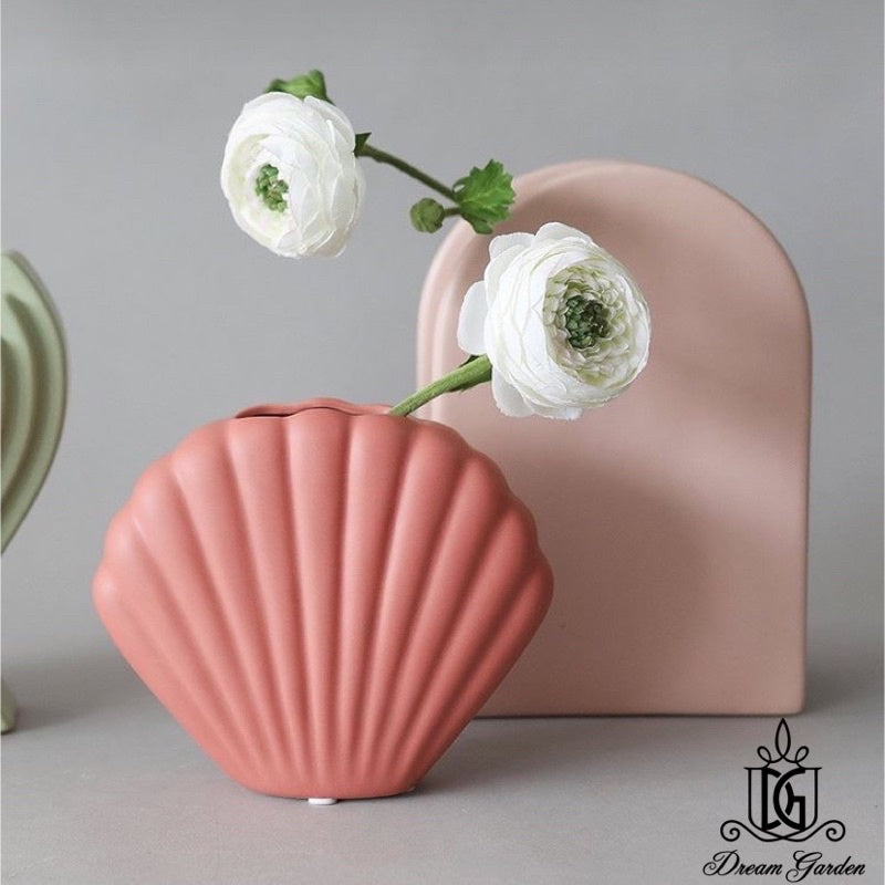 European Style Morandi Shell Vase | DreamGarden SG