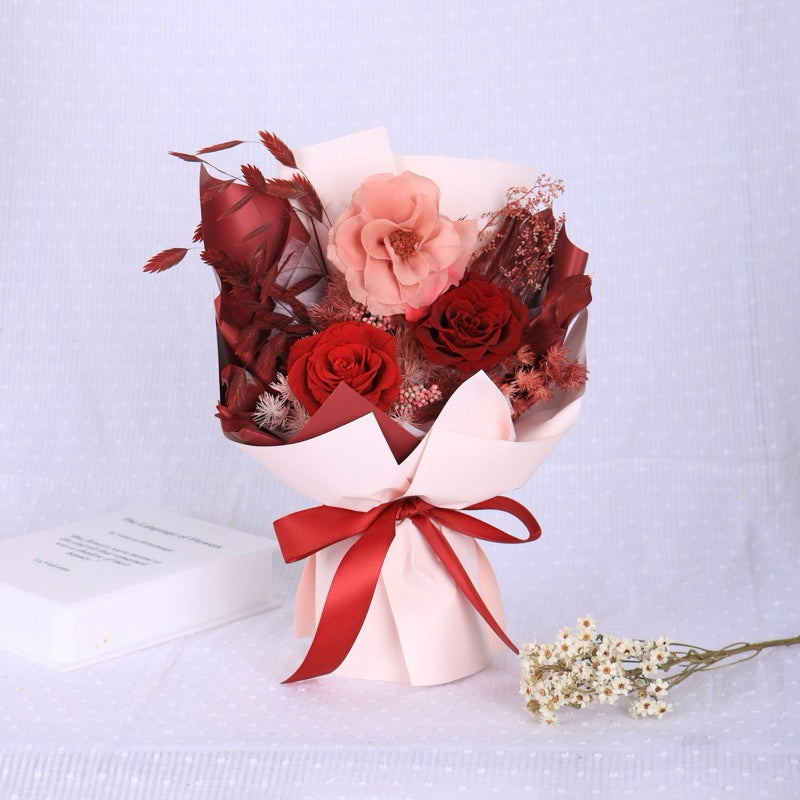 Valentine's Day gift dried flower bouquet high-end | DreamGarden SG