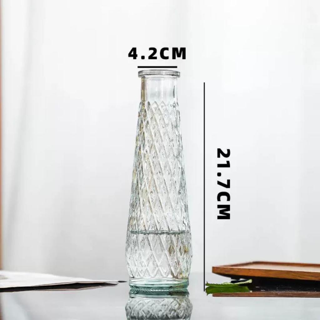 Minimalist Clear Reed diffuser Small Vintage Modern | DreamGarden SG