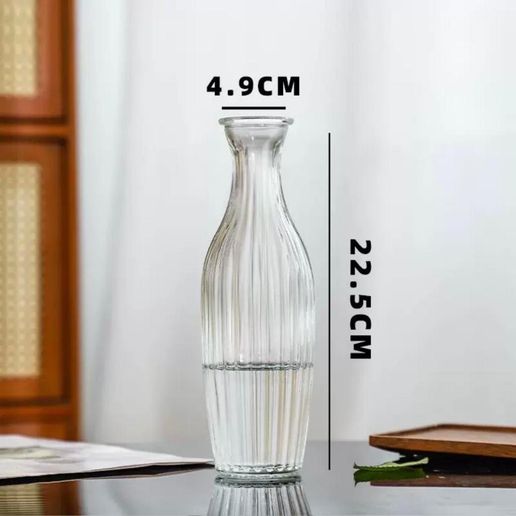 Minimalist Clear Reed diffuser Small Vintage Modern | DreamGarden SG