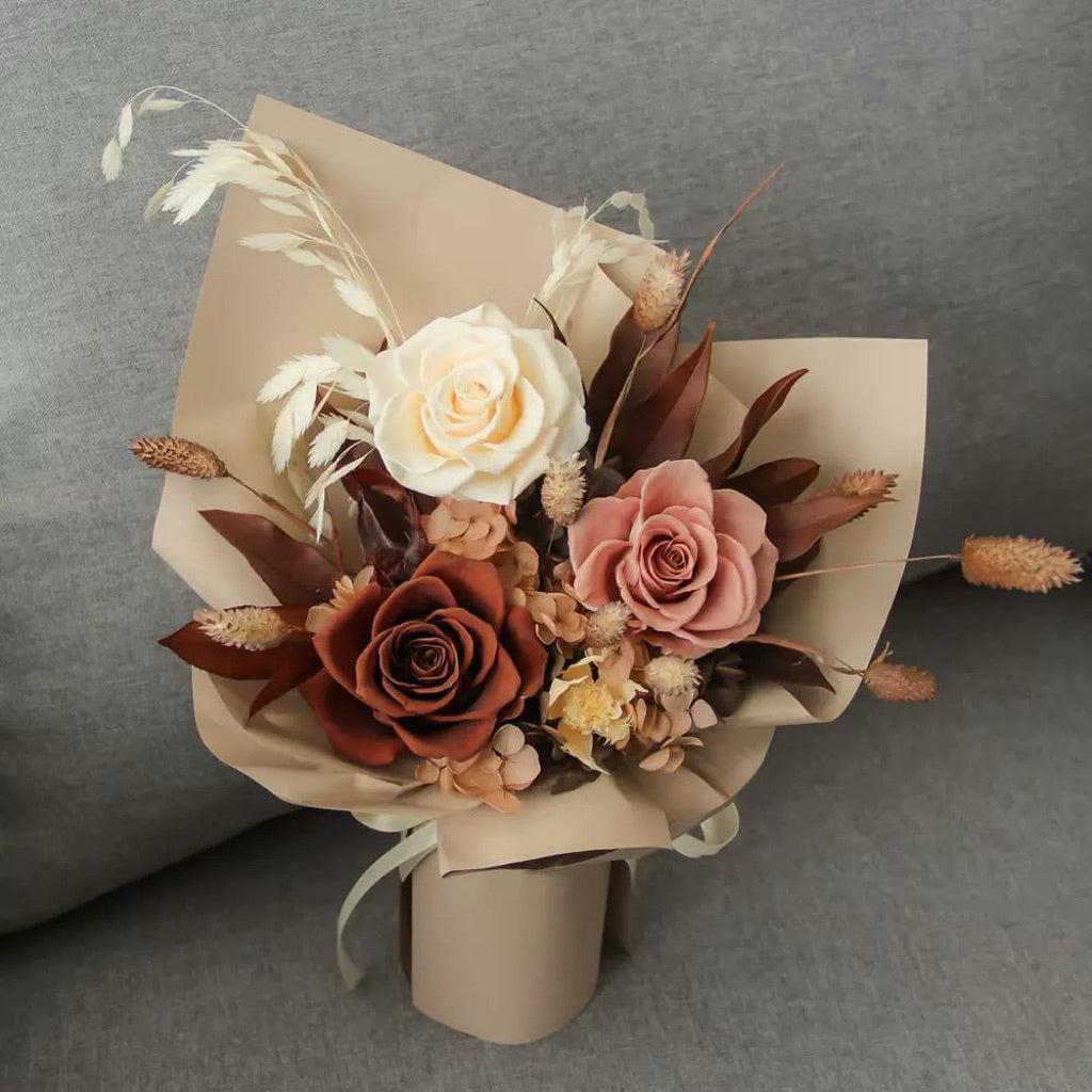 Valentine's Day gift heart-shaped single bouquet high-end | DreamGarden SG