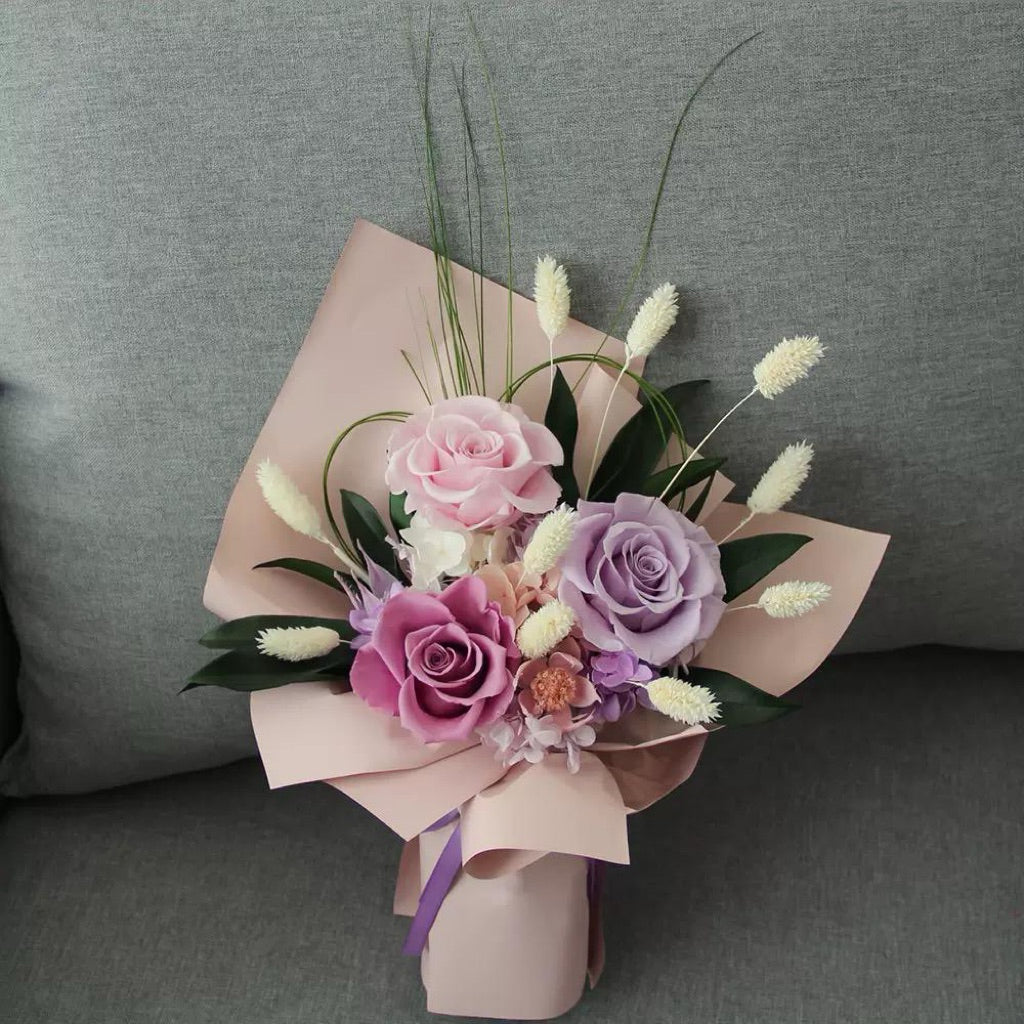 Valentine's Day gift heart-shaped single bouquet high-end | DreamGarden SG