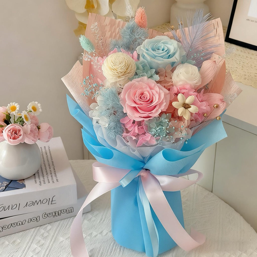 Valentine's Day gift heart-shaped single bouquet high-end | DreamGarden SG