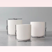 European Style White color Vase with Pavilion pattern 2 | DreamGarden SG