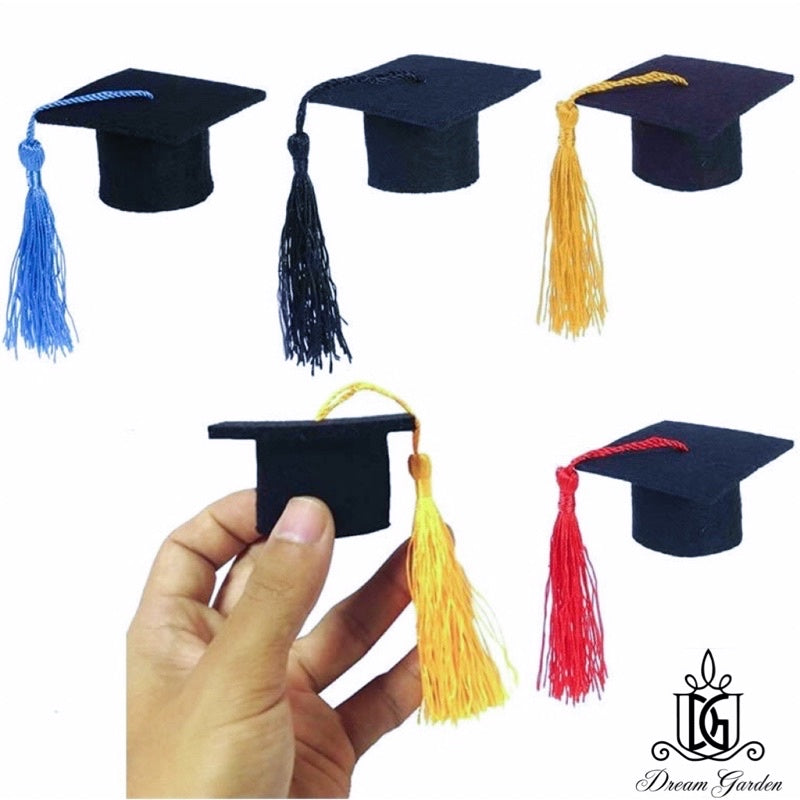 🇸🇬[SG Stock] [Dream Garden] Graduation Hat Mini Doctoral Cap Costume Graduation Cap With Tassels