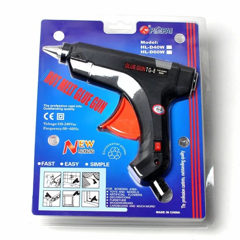 🇸🇬[SG Stock] 20W Hot Melt Glue Gun~100-240V/7MM Hot Melt Glue Stick Applicable/Crafts Making/Glass Ceramic Home Use