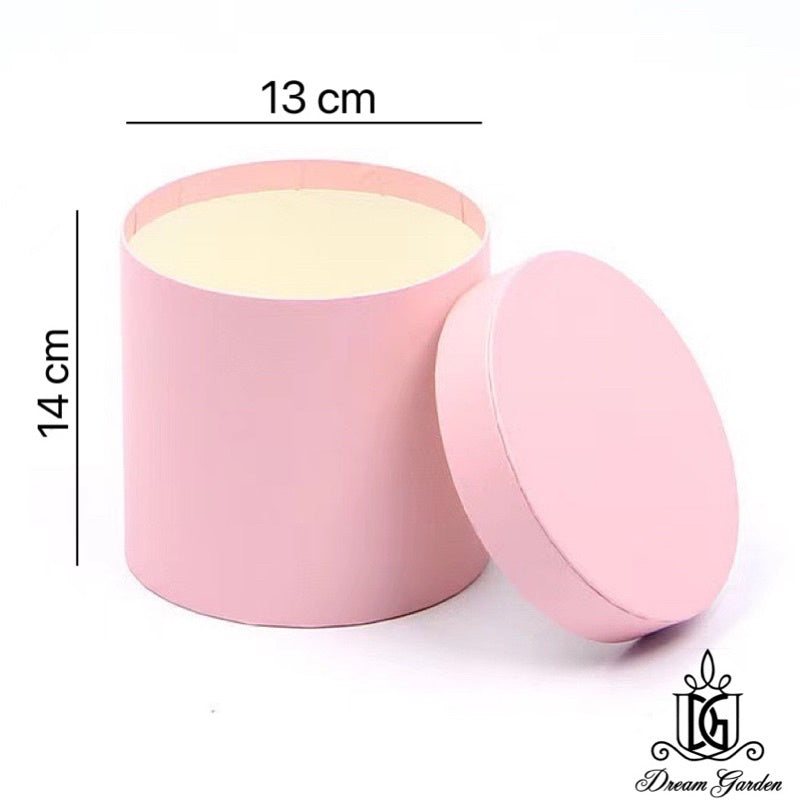 🇸🇬[SG Stock][Dream Garden] Round Flower Paper Boxes Lid Hug Florist Box Gift Box Home Decoration/DIY/Wedding