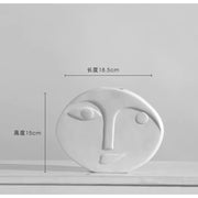 Ceramic Face Flower Pot Creative Design Plant Pot | DreamGarden SG