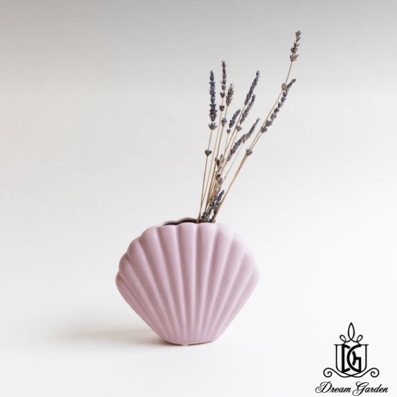 🇸🇬[SG Stock]SG Local European Style Morandi  Shell Vase Suitable For home decoration | Preserved Flowers | Dried flowers