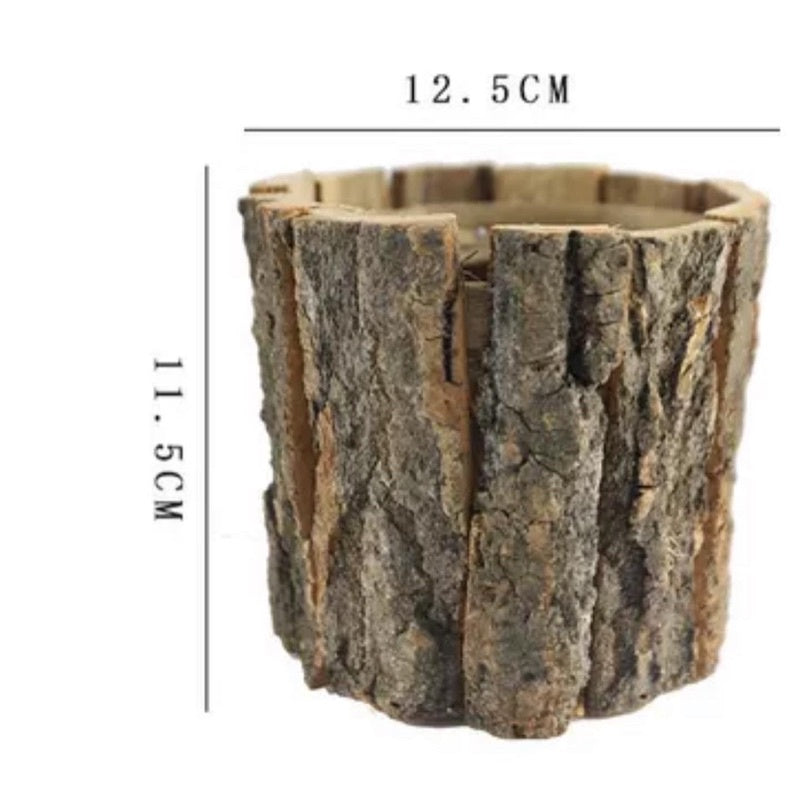 🇸🇬[SG Stock]SG Local Natural Wood Vase Suitable For home decoration | Preserved Flowers | Dried flowers