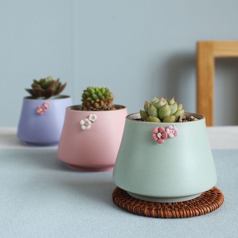 🇸🇬[SG Stock][Dream Garden]Nordic Style Color Mist Textured Flower Vase | Flowerpot | Flower Arrangement Ceramic