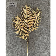 Preserved Flowers Gold Leaves Gold Plastic Flower | DreamGarden SG
