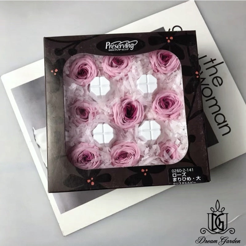 🇸🇬[SG Stock]🇸🇬SG Local Largest Wholesaler Japanese Earth Matters Preserved Austin roses Gradient color Preserved Flowers
