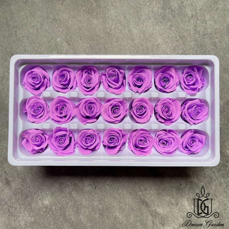 🇸🇬[SG Stock][Dream Garden]Grade A Preserved Roses 2cm-3cm Preserved Flowers Dried Flowers Home Decoration/DIY/Wedding