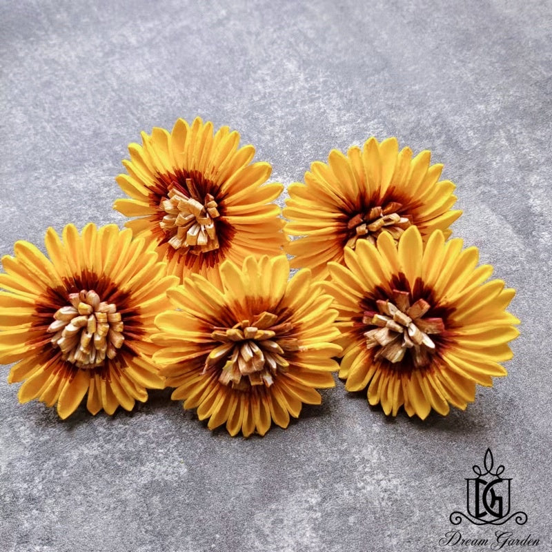 🇸🇬[SG Stock]SG Stock New Arrival Dried Flower Sola Flowers Wood Flower Handmade Flower Chrysanthemum Lotus Peony