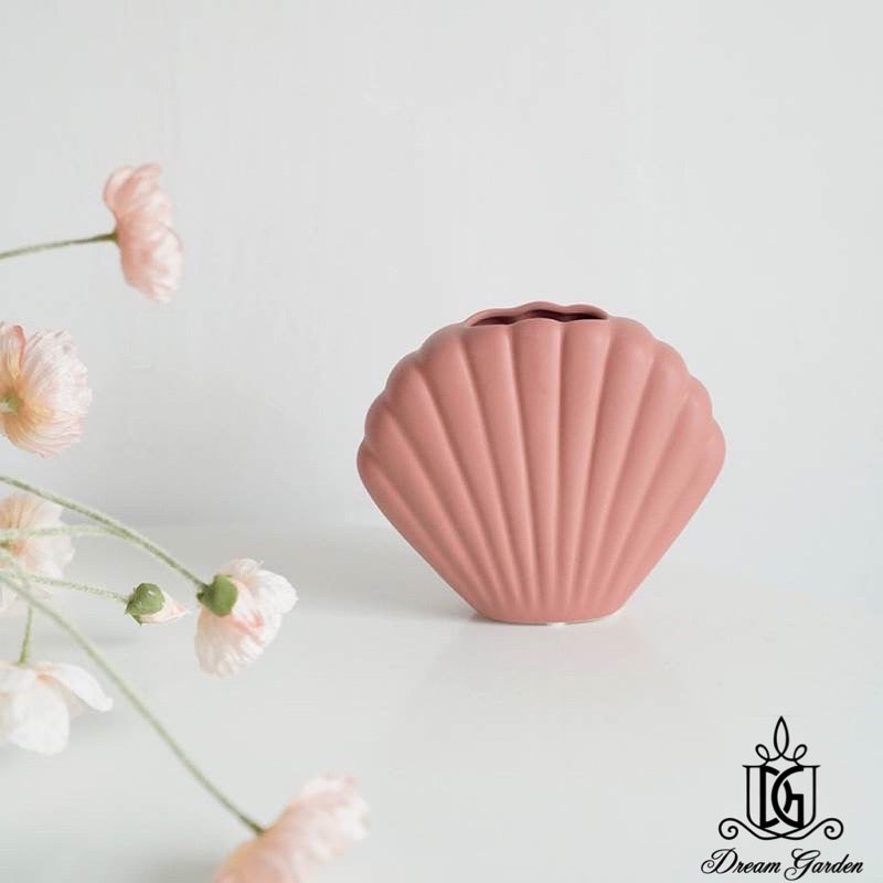 🇸🇬[SG Stock]SG Local European Style Morandi  Shell Vase Suitable For home decoration | Preserved Flowers | Dried flowers