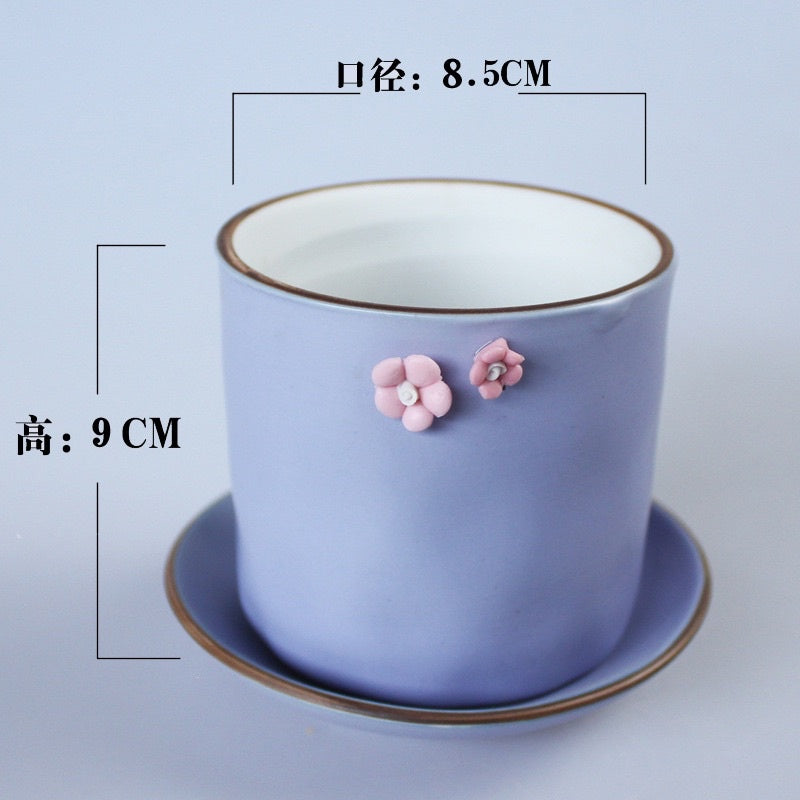 🇸🇬[SG Stock][Dream Garden]Nordic Style Color Mist Textured Flower Vase | Flowerpot | Flower Arrangement Ceramic