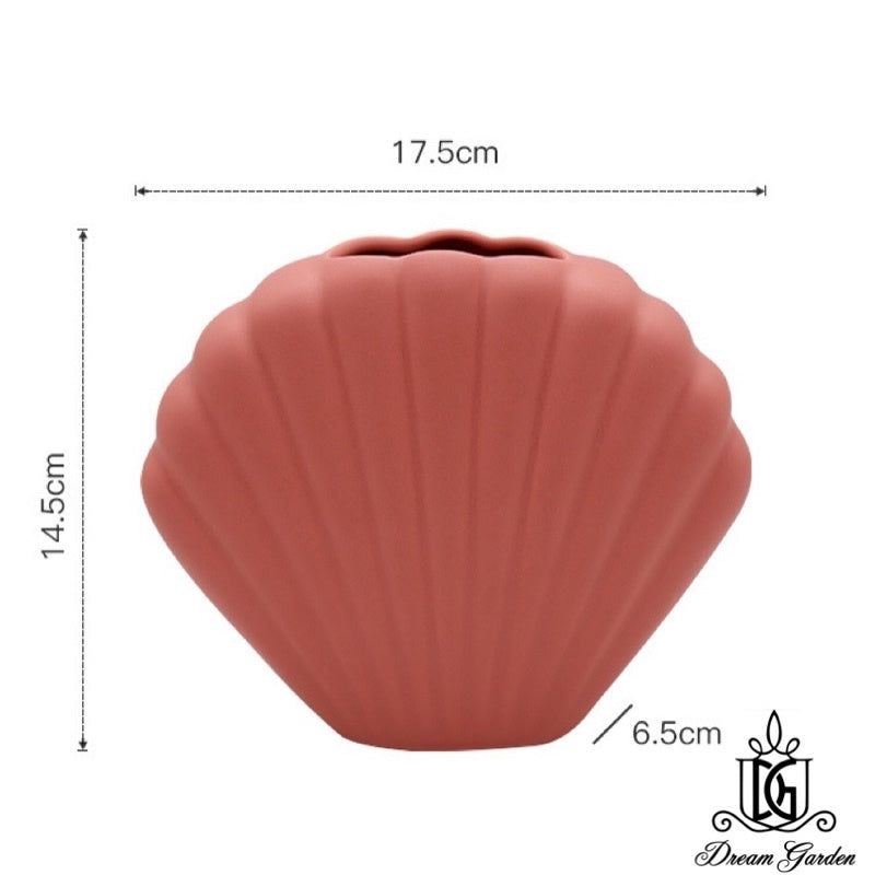 🇸🇬[SG Stock]SG Local European Style Morandi  Shell Vase Suitable For home decoration | Preserved Flowers | Dried flowers