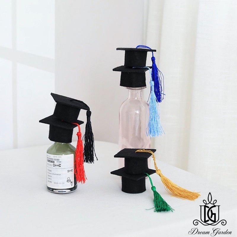 🇸🇬[SG Stock] [Dream Garden] Graduation Hat Mini Doctoral Cap Costume Graduation Cap With Tassels