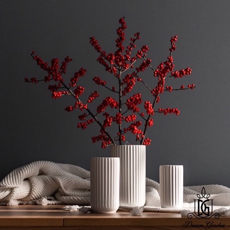 🇸🇬[SG Stock]Vase Nordic style Roman Column Color Mist Textured Dried Flower Vase | Preserved Flower Arrangement Ceramic
