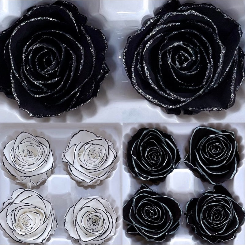 🇸🇬[SG Stock]🇸🇬SG Local Largest Wholesaler Grade A Rainbow Color Preserved Roses Suitable For Decoration/Wedding/DIY/Dome