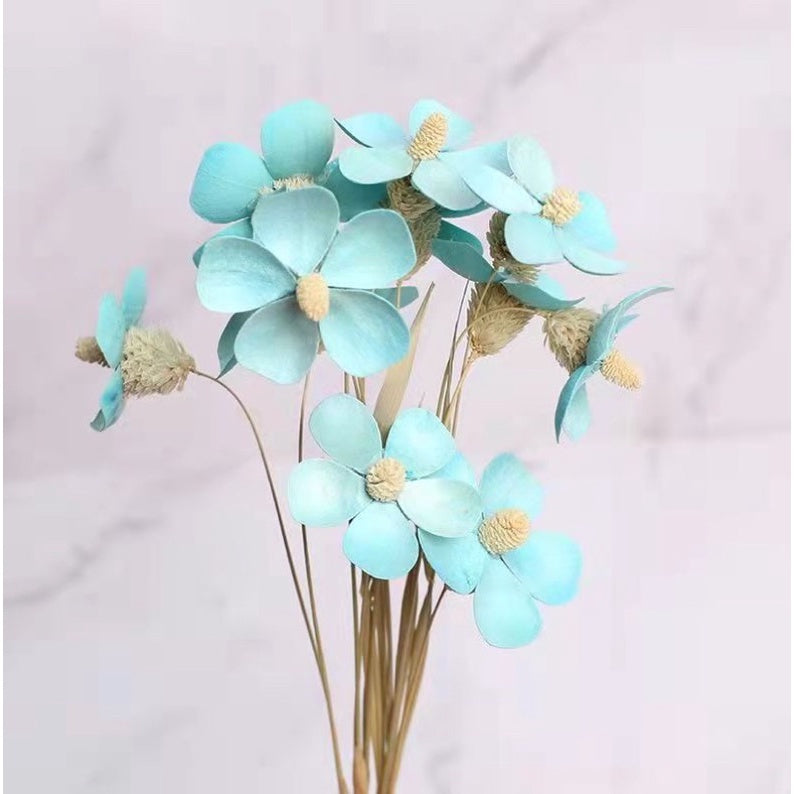 🇸🇬[SG Stock]Preserved Flowers Dried Flowers Violet By Hand Singapore Local Wholesalers Home Decoration/DIY/Wedding