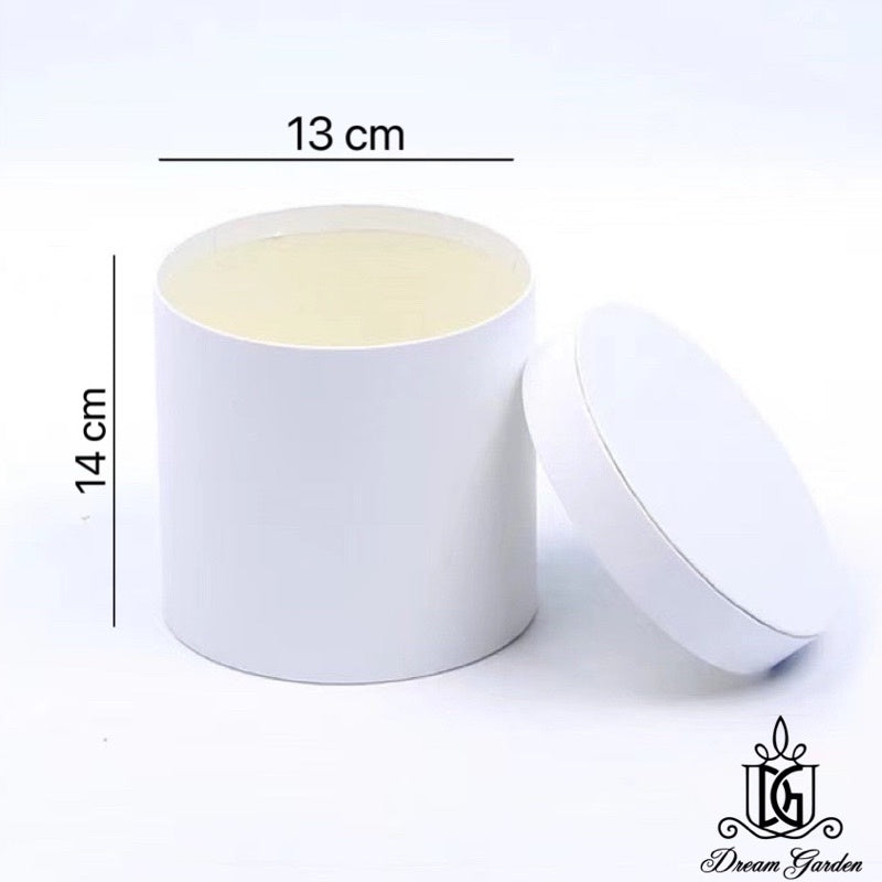 🇸🇬[SG Stock][Dream Garden] Round Flower Paper Boxes Lid Hug Florist Box Gift Box Home Decoration/DIY/Wedding