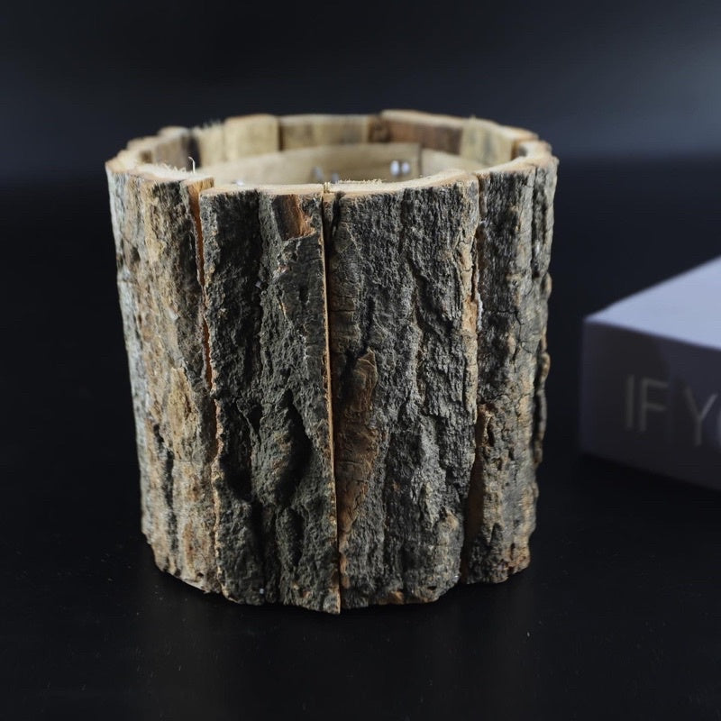 🇸🇬[SG Stock]SG Local Natural Wood Vase Suitable For home decoration | Preserved Flowers | Dried flowers
