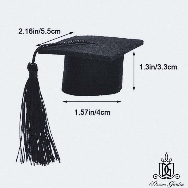 🇸🇬[SG Stock] [Dream Garden] Graduation Hat Mini Doctoral Cap Costume Graduation Cap With Tassels