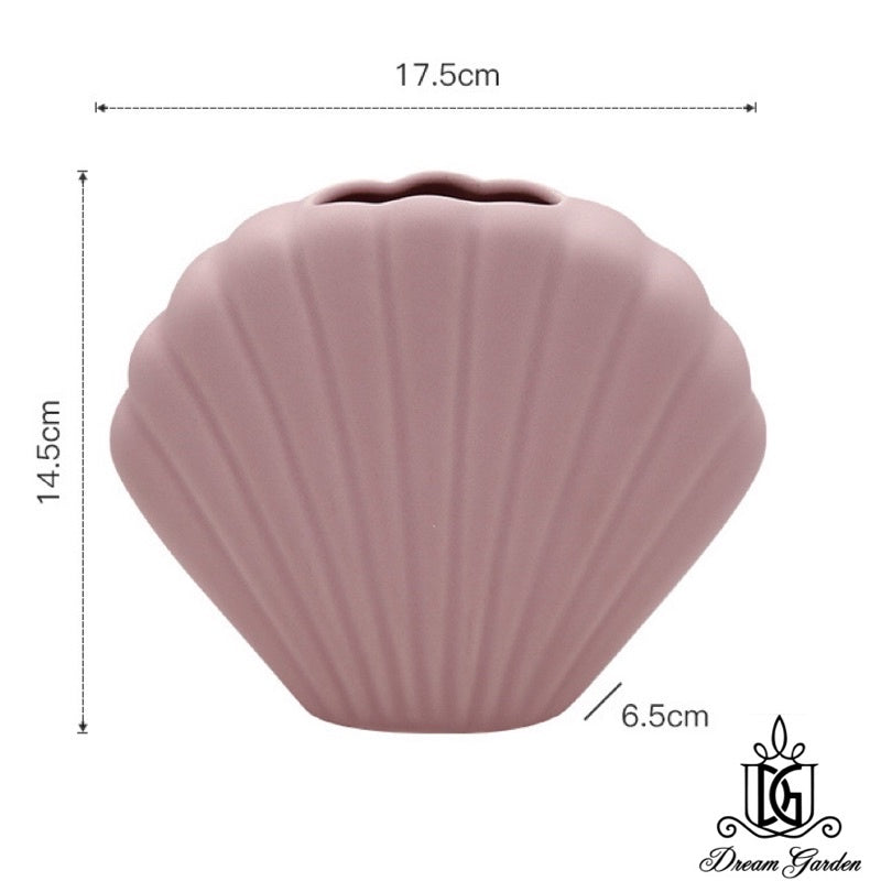 🇸🇬[SG Stock]SG Local European Style Morandi  Shell Vase Suitable For home decoration | Preserved Flowers | Dried flowers