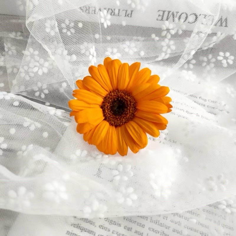 🇸🇬[SG Stock]Preserved Sunflower Dried Flowers Preserved Gerbera Singapore Local Wholesalers Home Decoration/DIY/Wedding