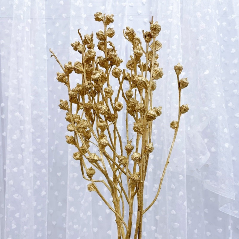 🇸🇬[SG Stock]Christmas Golden Fruit Eucalyptus Fruit,Button Fruit,Filbert,Hazel,Pine Cone,Dried Fruit Preserved Flower