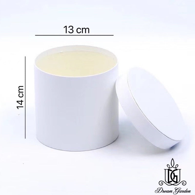 🇸🇬[SG Stock][Dream Garden] Round Flower Paper Boxes Lid Hug Florist Box Gift Box Home Decoration/DIY/Wedding