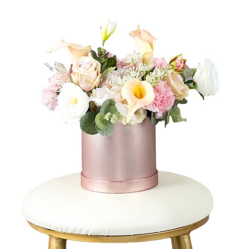 🇸🇬[SG Stock][Dream Garden] Round Flower Paper Boxes Lid Hug Florist Box Gift Box Home Decoration/DIY/Wedding
