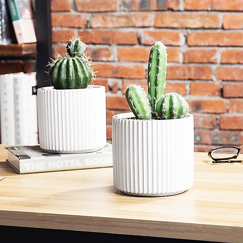 🇸🇬[SG Stock]SG Local European Style White color Vase with Pavilion pattern Dried Flower Vase|Flower Arrangement Ceramic