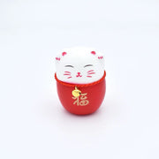 CNY flower accessories attract fortune cat Cai Shen | DreamGarden SG