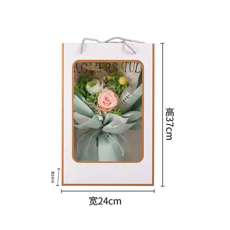 SG local Valentine's Day gift dried flower bouquet high-end finished product for girls rose preserved flower bouquet