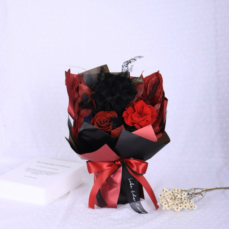 Valentine's Day gift dried flower bouquet high-end | DreamGarden SG