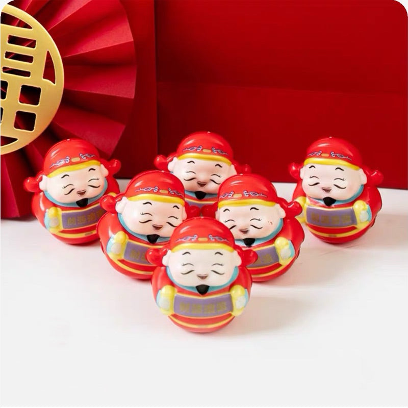 CNY flower accessories attract fortune cat Cai Shen meaning diy foam doll material blessing bucket dress-up