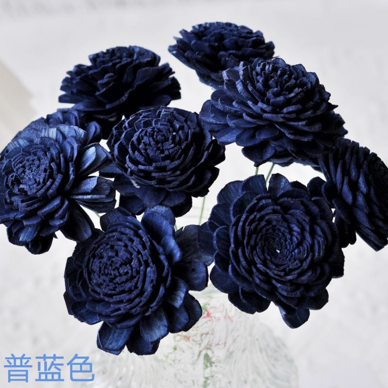 🇸🇬[SG Stock]SG Stock New Arrival Dried Flower Sola Flowers Wood Flower Handmade Flower Chrysanthemum Lotus Peony