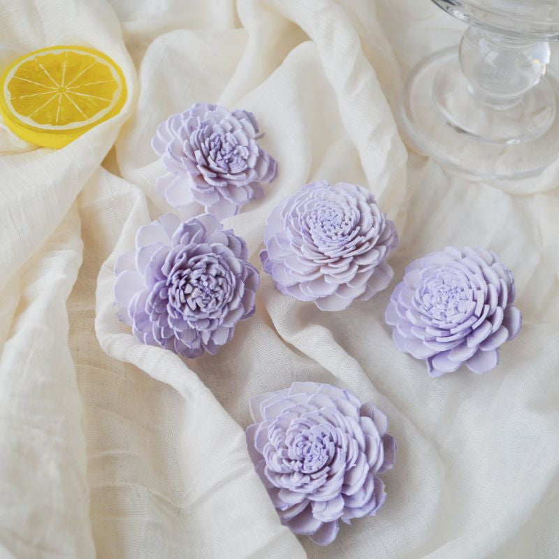 🇸🇬[SG Stock]SG Stock New Arrival Dried Flower Sola Flowers Wood Flower Handmade Flower Chrysanthemum Lotus Peony