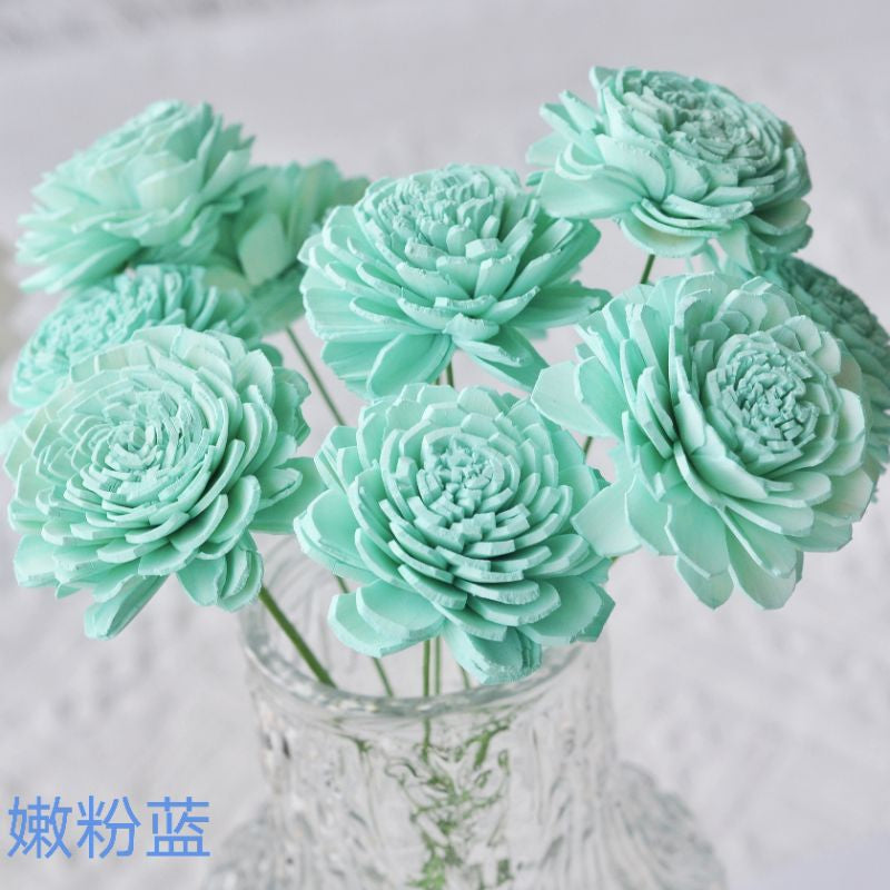 🇸🇬[SG Stock]SG Stock New Arrival Dried Flower Sola Flowers Wood Flower Handmade Flower Chrysanthemum Lotus Peony
