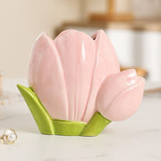 Tulip ceramic flower vase, living room flower | DreamGarden SG