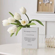 Popular ceramic book flower vase, Nordic book flower | DreamGarden SG