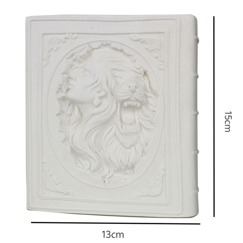 🇸🇬[SG Stock]Popular ceramic book flower vase, Nordic book flower shelf decoration, flower Pot arrangement