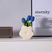 Lovely flower matte ceramic flower vase decorating living | DreamGarden SG