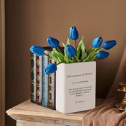 Popular ceramic book flower vase, Nordic book flower | DreamGarden SG