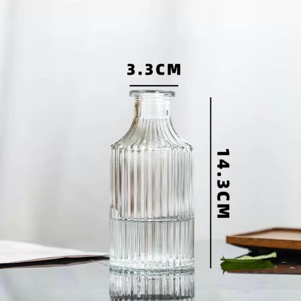 Reed diffuser Minimalist Clear Small Vintage Modern | DreamGarden SG