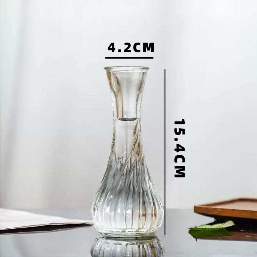 Minimalist Clear Reed diffuser Small Vintage Modern | DreamGarden SG