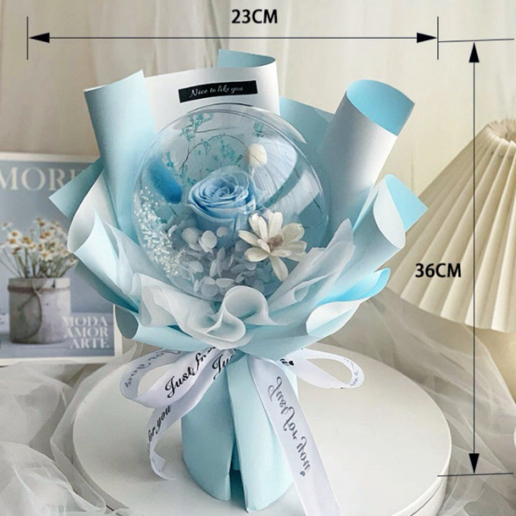 FREE DELIVERY Flower Bouquet Mother's Day Gift Preserved 3 | DreamGarden SG